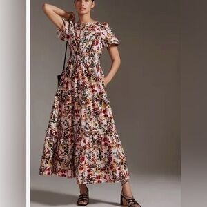 Anthropologie Somerset Maxi Dress - Pink Multi